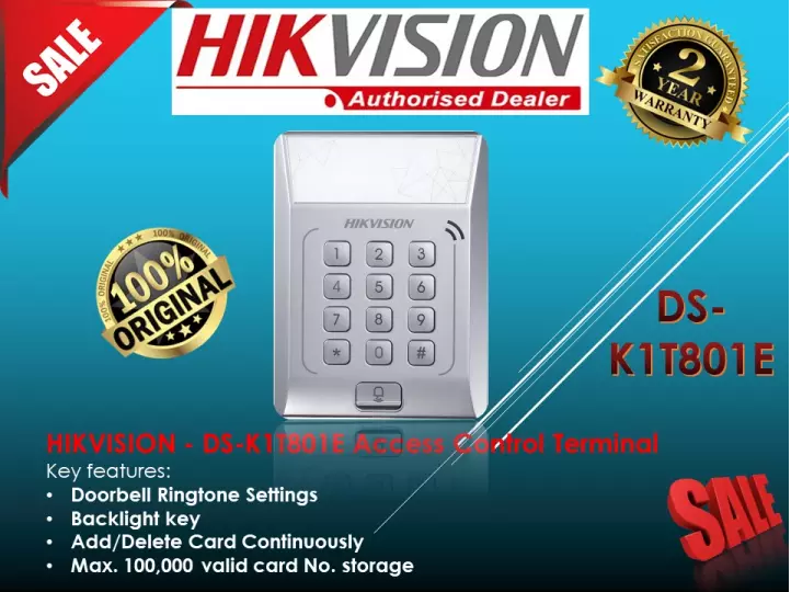 Nơi bán BỘ KIỂM SOÁT RA VÀO ĐỘC LẬP HIKVISION DS-K1T801E giá rẻ